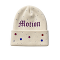 Cream Motion Beanie