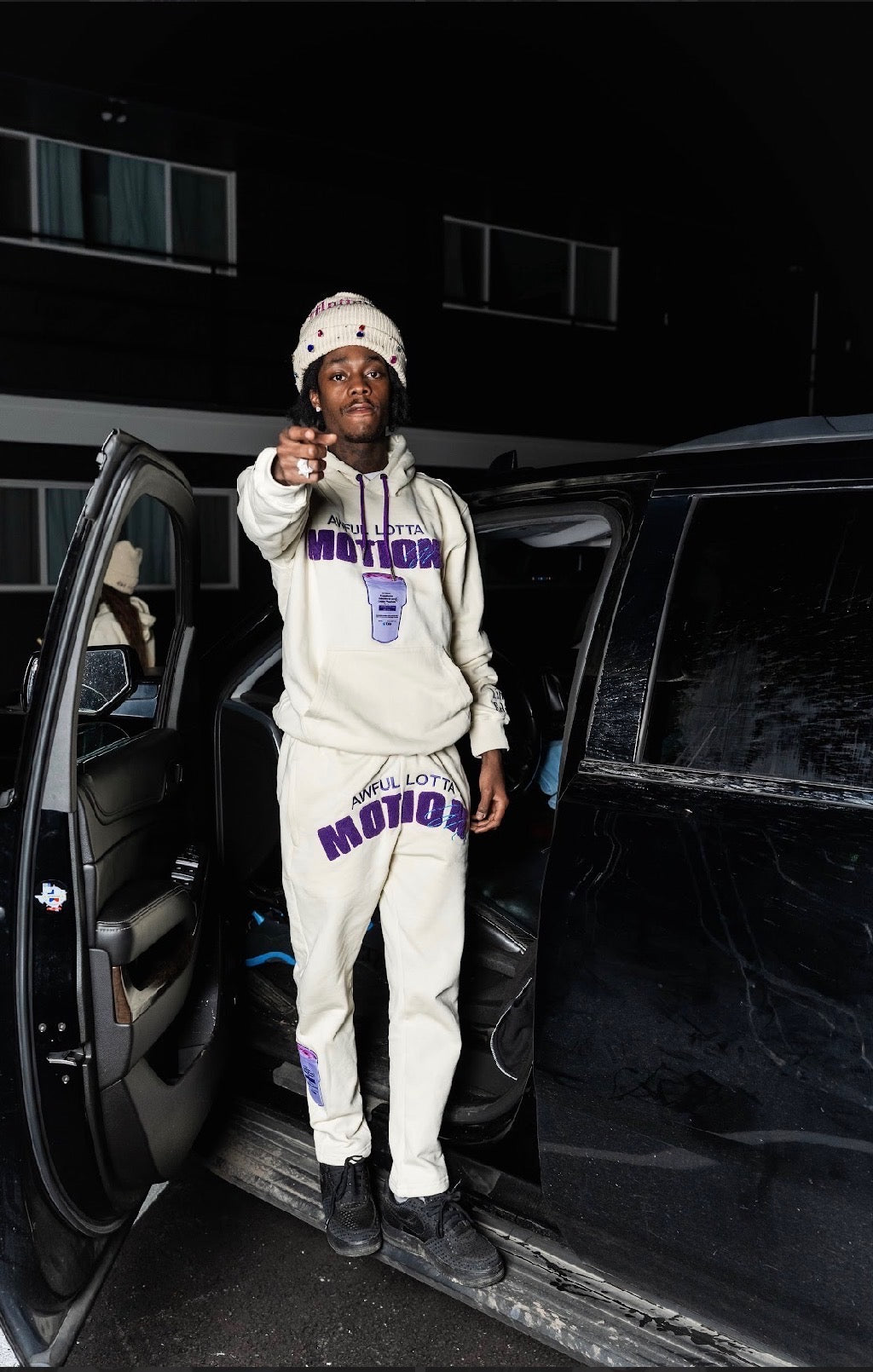 Cream Motion Sweatsuit