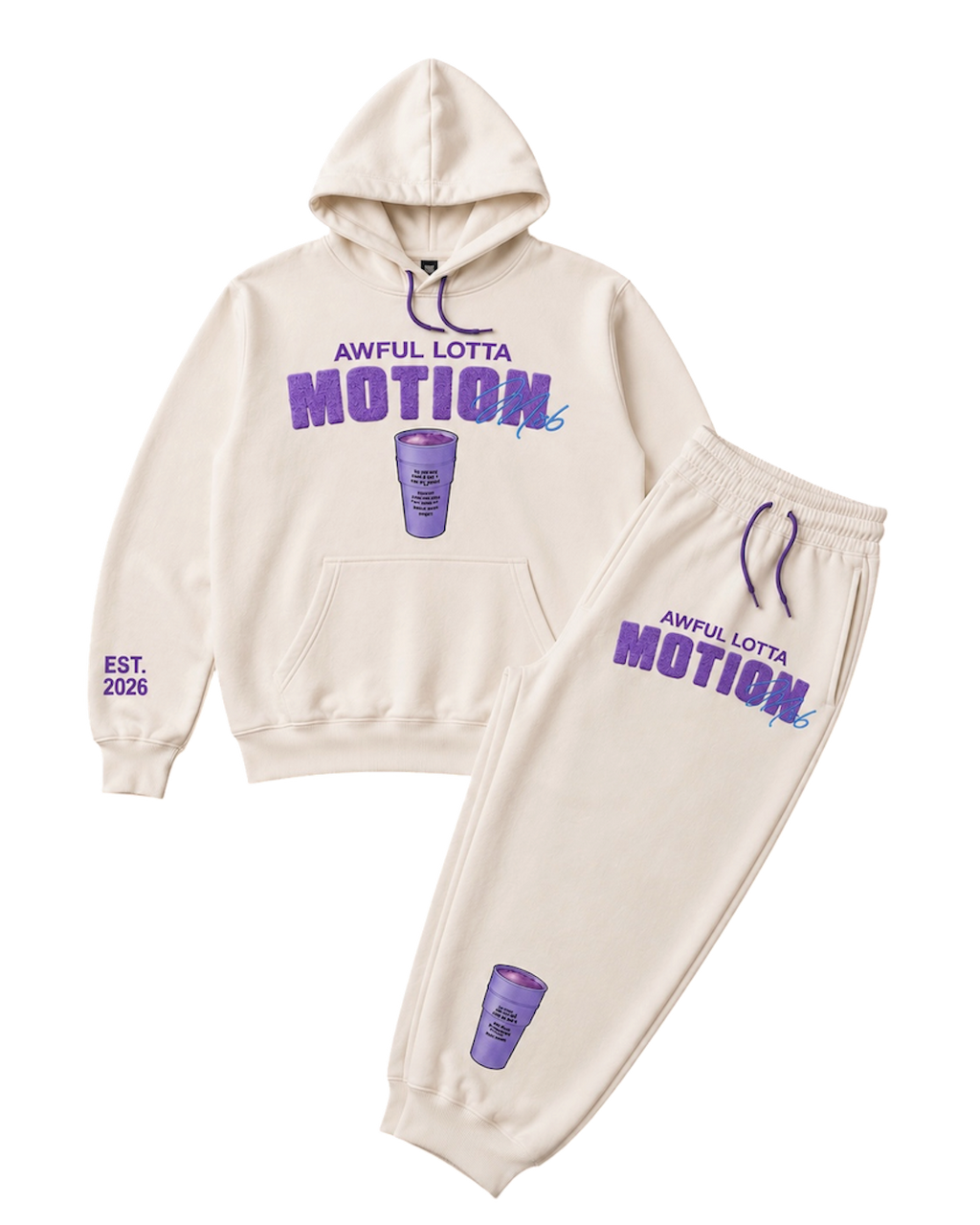 Cream Motion Sweatsuit