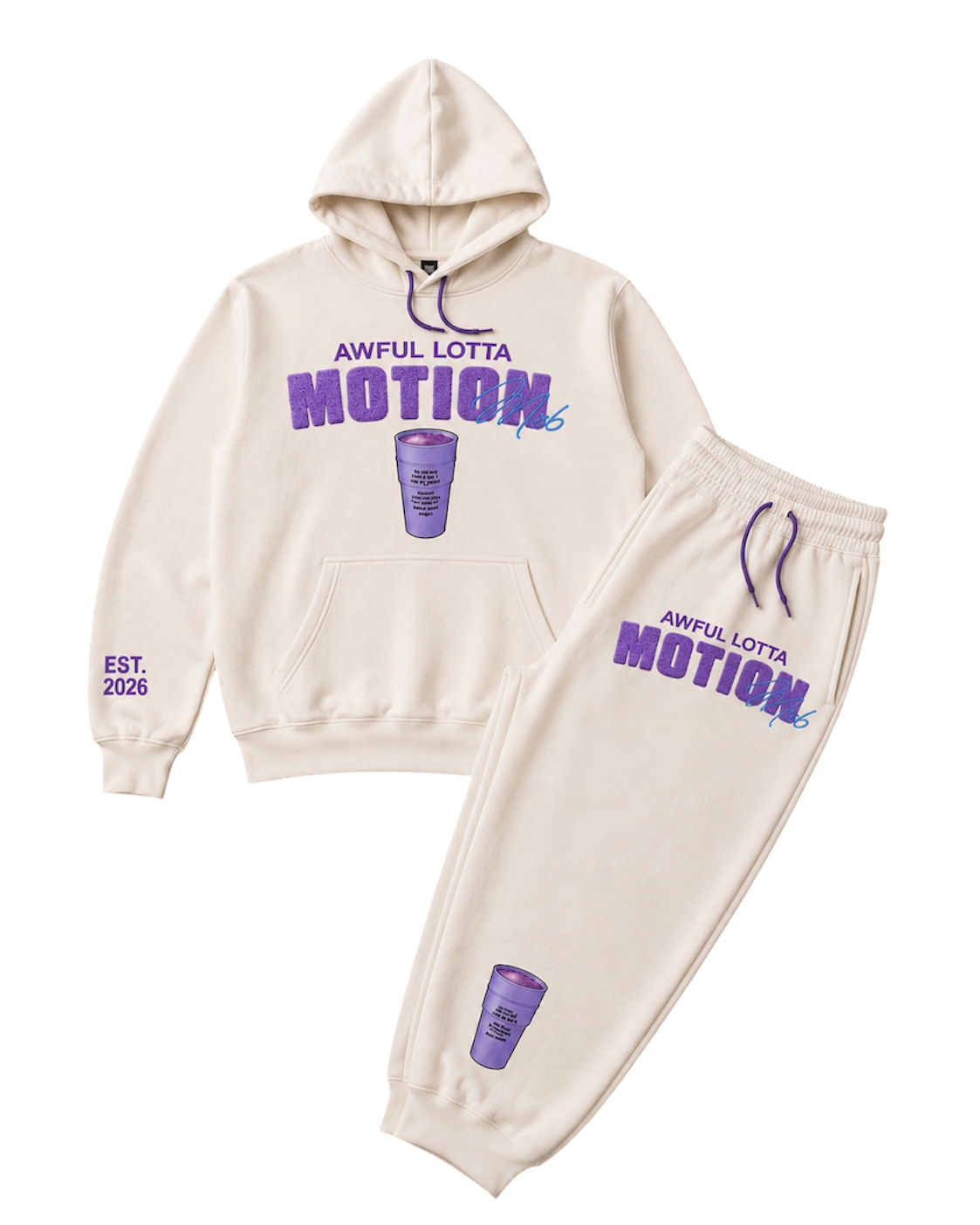 Cream Motion Sweatsuit