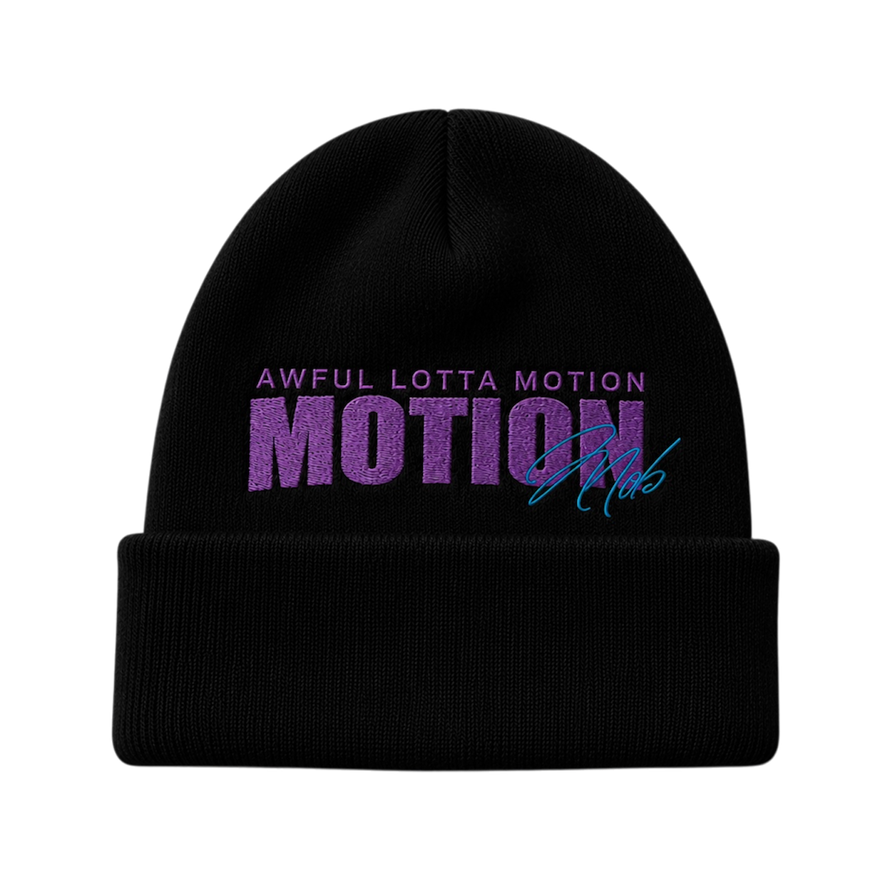 Black Motion Beanie